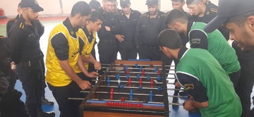 المپیاد ورزشی ویژه سربازان  زندان مرکزی رشت برگزار شد