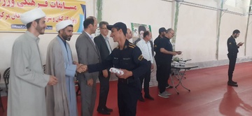 المپیاد ورزشی ویژه سربازان  زندان مرکزی رشت برگزار شد