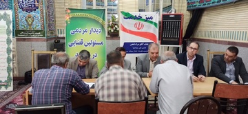 دیدار مردمی مدیرکل زندان‌های آذربایجان‌غربی در مساجد ارومیه