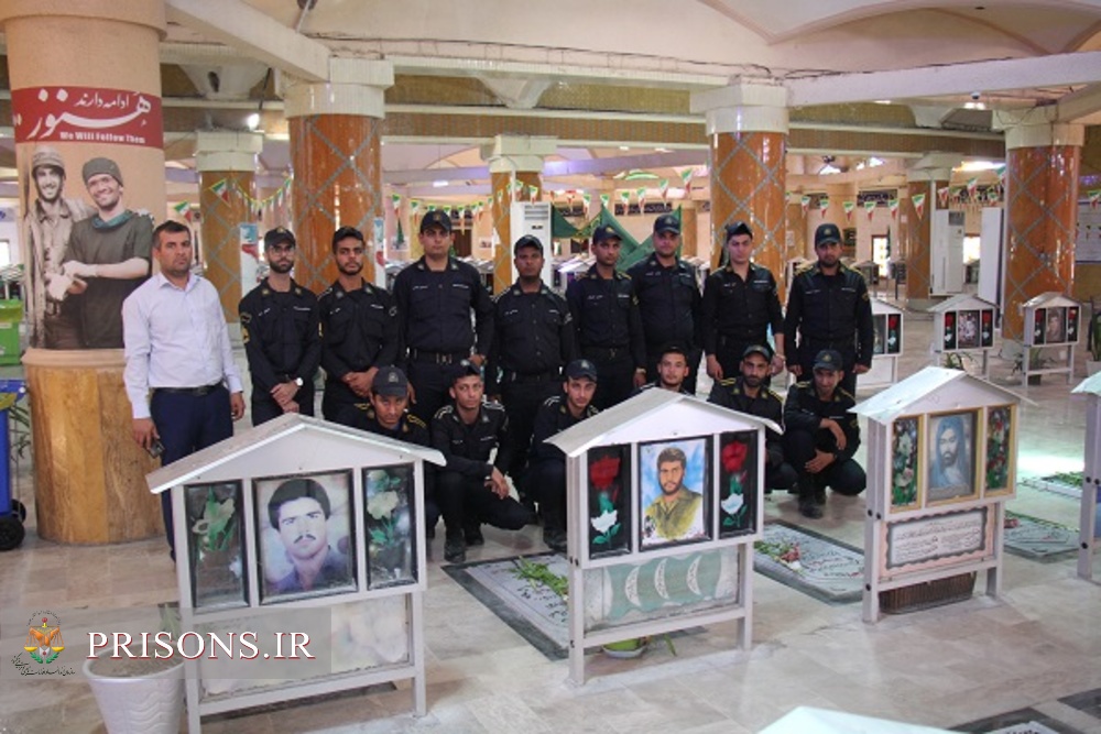 تجدید میثاق سربازان وظیفه زندان مرکزی بوشهرآرمانهای مقدس شهدای انقلاب