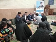 پاسخگویی به خانواده زندانیان استان قم در مسجد امام خمینی(ره)