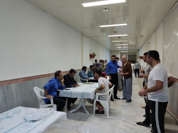 خدمات پزشکی و درمانی گروه جهادی بسیج جامعه پزشکی سپاه آمل به زندانیان 