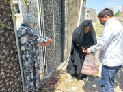 توزیع ۴۹۰ بسته گوشت قربانی میان خانواده زندانیان نیازمند اردبیل