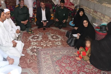 بازدید از منزل چهار زندانی معسر و نیازمند اداره زندان سراوان