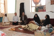 بازدید از خانواده‌های مددجویان نیازمند زندان ایرانشهر