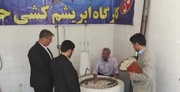 افتتاح کارگاه فیروزه‌تراشی و پرورش کرم ابریشم در زندان تربت حیدریه