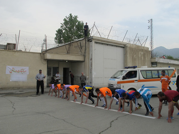  240 نفر در مسابقات ورزشی زندان رجایی شهر شرکت کردند