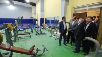 افتتاح مجموعه ورزشی چندمنظوره باحضور رئیس سازمان زندان‌ها