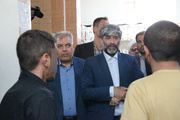 بازدید رئیس‌کل دادگستری آذربایجان غربی از زندان ارومیه در روز عید سعید غدیر