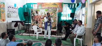 آئین سنتی پرده‌خوانی واقعه غدیر خم در زندان آمل