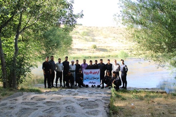 اردوی یک روزه فرهنگی و تفریحی سربازان وظیفه زندان مهاباد 