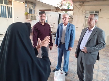 دیدار وسرکشی مدیر کل زندان های استان بوشهر از خانواده زندانیان