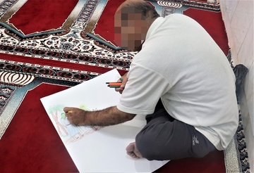 برگزاری مسابقه نقاشی غدیر ویژه زندانیان زندان دشتستان 