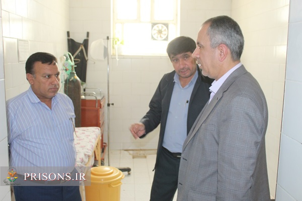  بازدید  مدیر کل کل زندان های استان بوشهر از زندان دشتی 