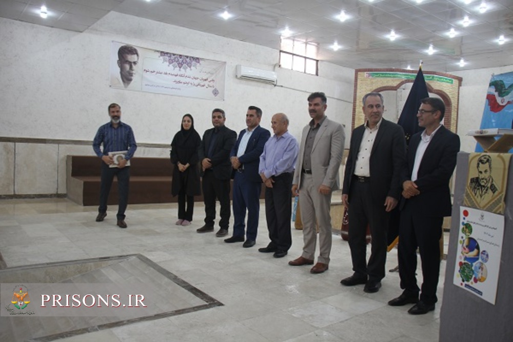 برگزاری مراسم تجلیل از قهرمانان و ورزشکاران شرکت کننده در مسابقات ورزشهای زورخانه ای و کشتی زندان مرکزی بوشهر