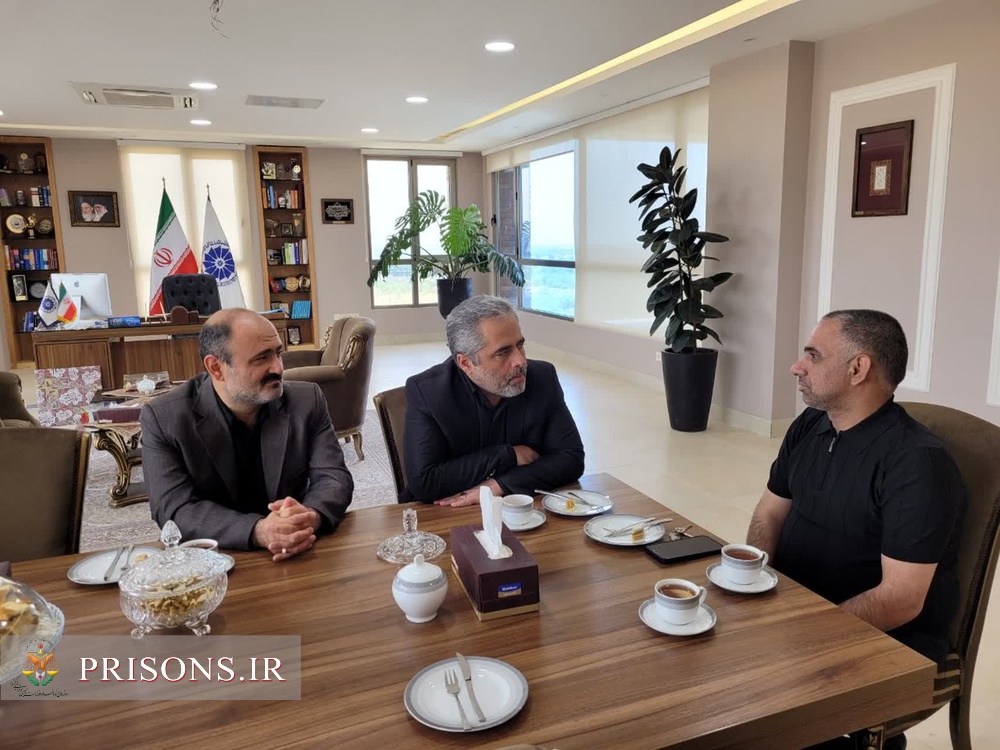 دیدار مدیرکل زندان‌های قزوین با رئیس اتاق بازرگانی استان