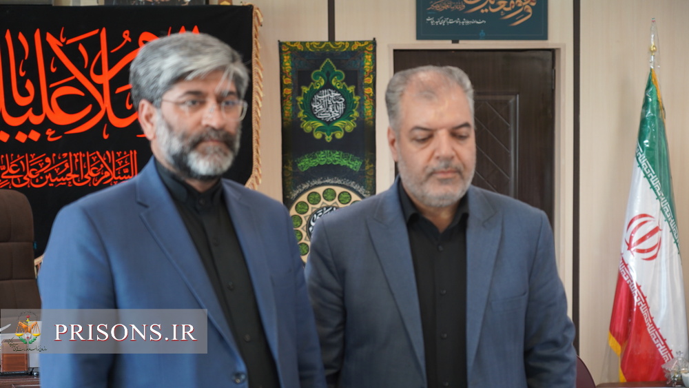 آقای دکتر عتباتی رئیس کل دادگستری  و آقای مراد فتحی مدیرکل زندان های استان آذربایجان غربی
