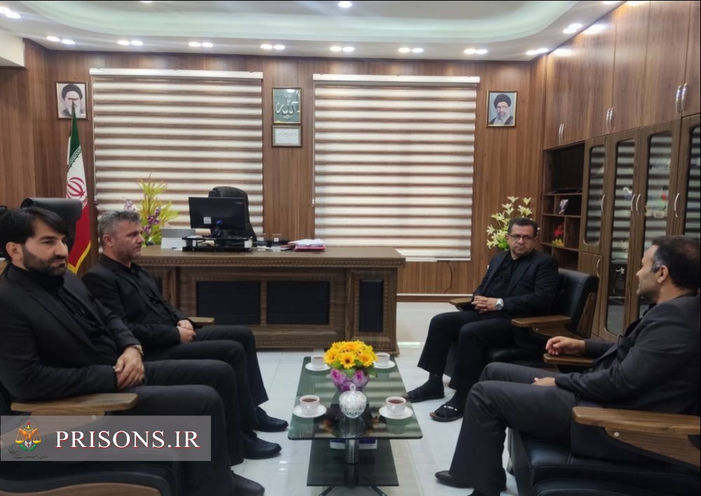 نشست مدیرکل زندان‌های استان کردستان با فرماندار شهرستان سقز