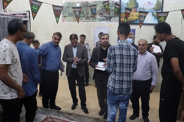 بازدید رؤسای حفاظت‌واطلاعات و بازرسی اداره‌کل زندان‌های بوشهر از اردوگاه حرفه‌آموزی استان