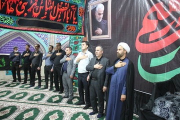 سوگواری مددجویان زندان مرکزی بوشهر در تاسوعای حسینی(ع)