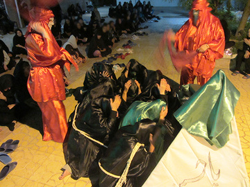 برگزاری مراسم شام غریبان در اندرزگاه بانوان ندامتگاه فردیس