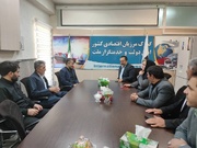 دیدار مدیرکل زندان‌های استان کردستان با مدیرکل گمرک شهرستان مریوان