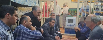 بازدید روز تعطیل مدیرکل زندانهای استان از زندان ارومیه