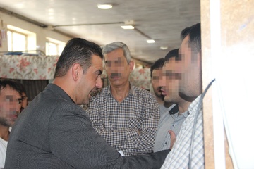 بازدید روز تعطیل مدیرکل زندانهای استان از زندان ارومیه