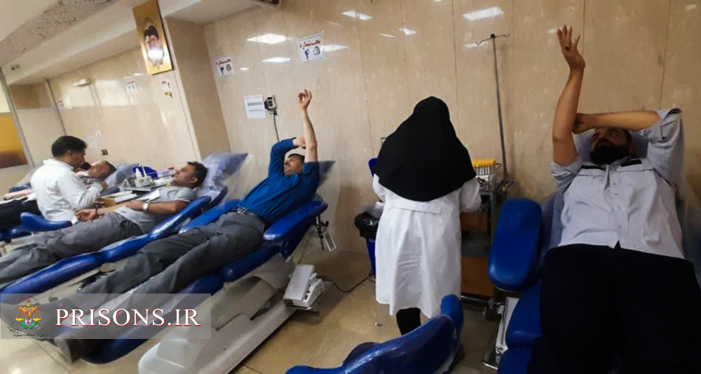 نذر خون به بیماران توسط پرسنل زندان خمینی‌شهر