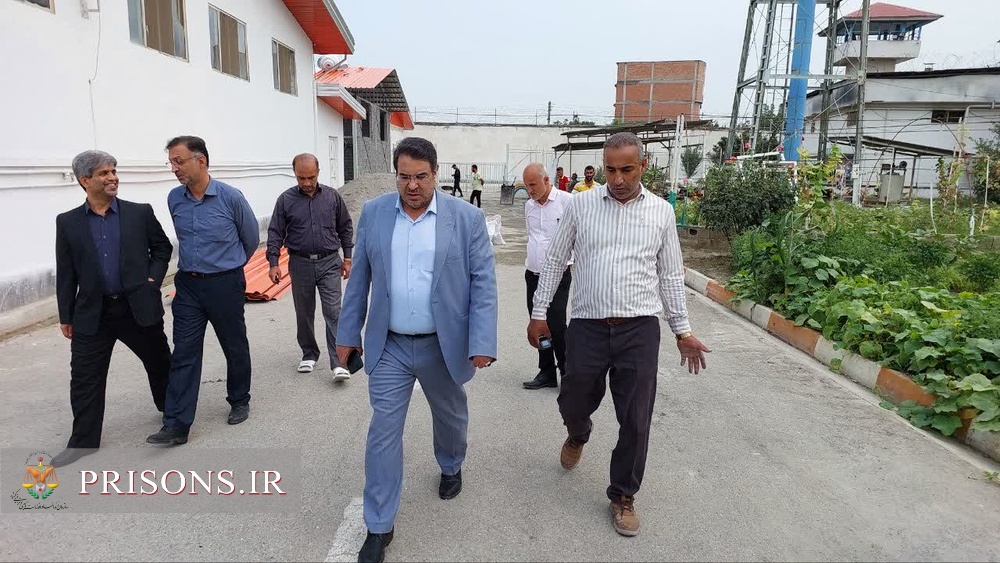 بازدید مدیرکل زندان های مازندران از پروژه های در حال ساخت زندان قائمشهر