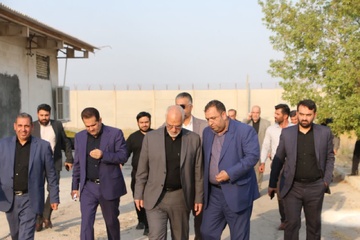 بازدید استاندار خوزستان از روند اجرایی ساخت اردوگاه ترک اعتیاد الحدید استان 