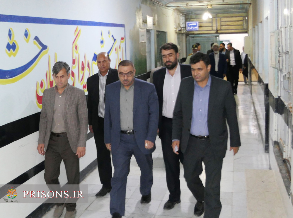 رئیس کل دادگستری و 35 نفر از قضات از زندان یاسوج بازدید کردند