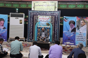 برگزاری کلاس آموزشی روخوانی و روانخوانی قرآن ویژه کارکنان زندان دشتستان 