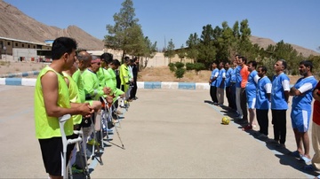 مسابقات فوتسال ویژه سالروز بازگشت آزادگان به میهن اسلامی در اردوگاه حرفه‌آموزی و کاردرمانی اصفهان 