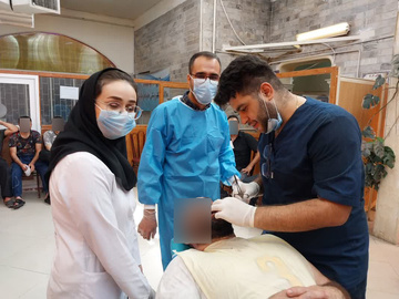 حضور گروه جهادی داندانپزشکی در زندان تبریز