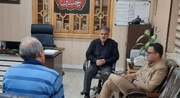 دیدار زندانیان لنجان با رئیس‌دادگستری و رئیس شوراهای حل اختلاف حوزه قضایی شهرستان 