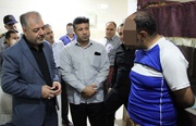 صبحگاه زندان مهاباد با حضور مدیرکل زندان‌های آذربایجان غربی برگزار شد