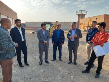 بازدید رئیس‌کل دادگستری استان بوشهر از زندان درحال ساخت گناوه