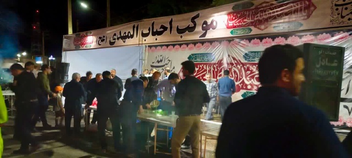 برپایی موکب حسینی(ع) و ایستگاه صلواتی توسط کارکنان زندان‌های استان خوزستان