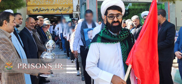 زندانیان تربت حیدریه به عشق ثامن الحجج(ع) پای پیاده مسافر مشهد مقدس شدند
