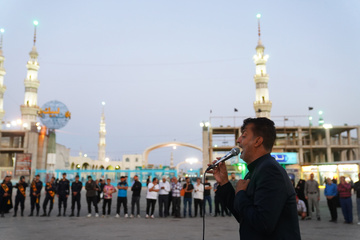 مراسم پیاده روی به سمت مسجد مقدس جمکران