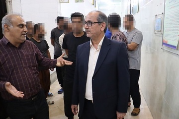 بازدید دادستان شهرستان دشتی از اردوگاه حرفه‌آموزی و کاردرمانی بوشهر 