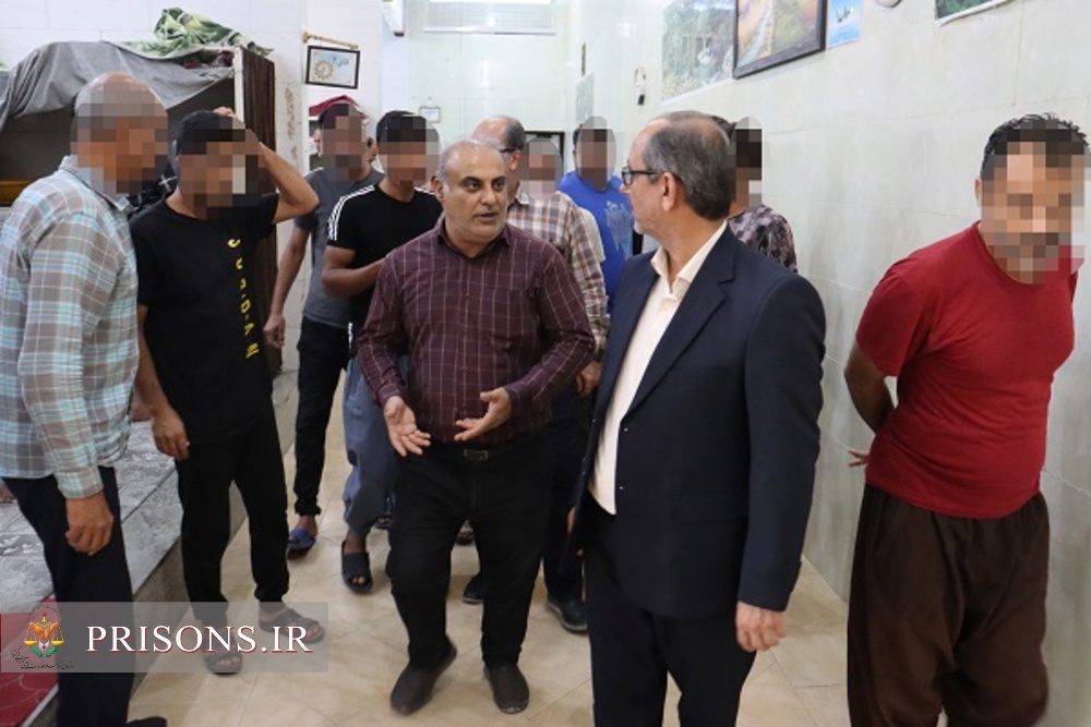 بازدید دادستان شهرستان دشتی از  اردوگاه حرفه آموزی وکاردرمانی بوشهر 