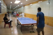 مسابقات تنیس روی میز گرامیداشت هفته دفاع مقدس درمیان مددجویان زندان مرکزی بوشهر