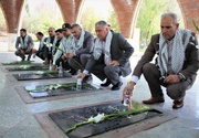تجدید میثاق کارکنان زندان‌های استان ایلام با شهدای والامقام