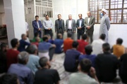 سرپرست زندان‌های ایلام با مددجویان بازداشتگاه، کانون اصلاح و تربیت و بند نسوان دیدار کرد