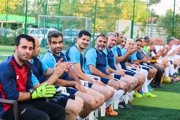 دیدار دوستانه بازیکنان پیشکسوت تیم ملی فوتبال و منتخب سازمان زندان‌ها
