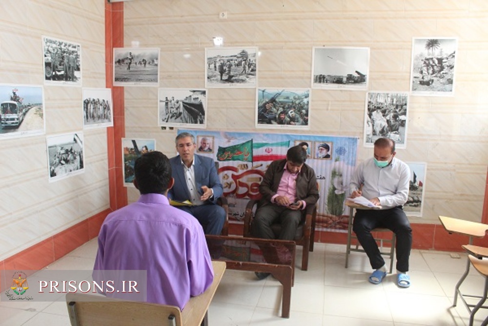 بازدید  رئیس دادگستری شهرستان دیر از زندان دشتی