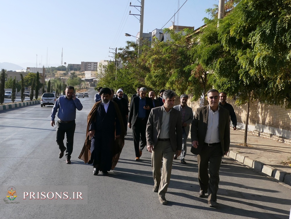 پیاده‌روی کارکنان زندان‌های استان کهگیلویه وبویراحمد 