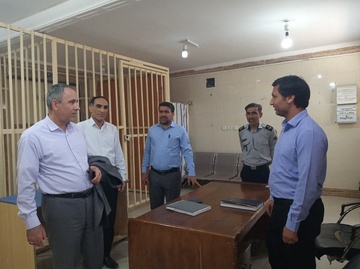 بازدید  مدیرکل زندان‌های بوشهر از اردوگاه حرفه آموزی وکاردرمانی استان